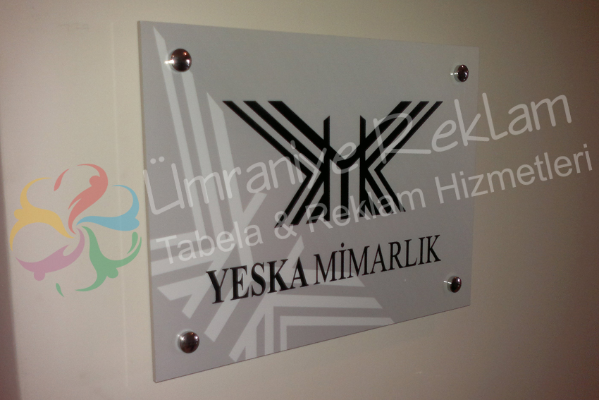 Ofis Giriş Tabela deluxia palace