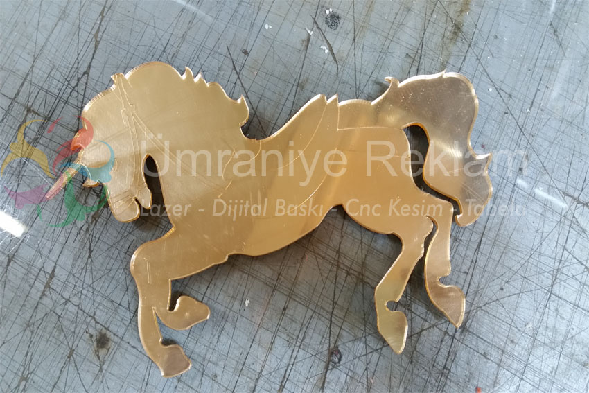 sarı ayna pleksi lazer