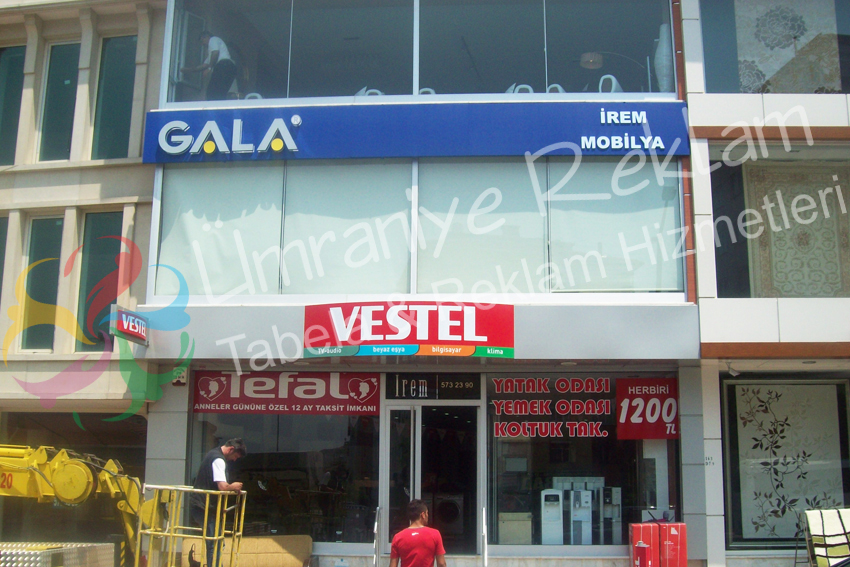 ışıklı bayi tabela